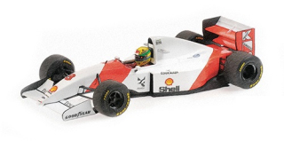 McLaren Ford MP4/8 #8 Ayrton Senna Winner Brazil GP 1993 dirty version 1:18 Minichamps 