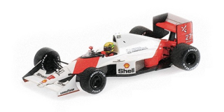 McLaren Honda MP4/5B #27 Ayrton Senna World Champion 1990 dirty version 1:18 Minichamps 