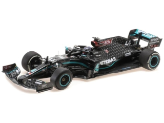 Mercedes-AMG Petronas F1 Team W11 EQ Performance #44 L.Hamilton Winner British GP 2020 flat tyre 1:43 Minichamps