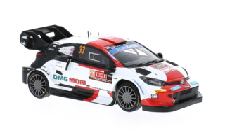 Toyota Yaris Rally 1 #33 Evans/Martin WRC Rally Ypern 2022 1:43 Ixo Models