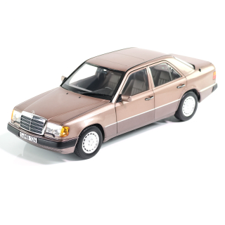 Mercedes-Benz 230 E W124 1989 dark beige metallic 1:18 Norev