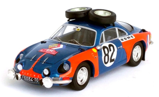 Alpine Renault A110 #82 Pelossa/de Bonis Rallye WM Rallye Monte Carlo 1973 1:43 Troféu