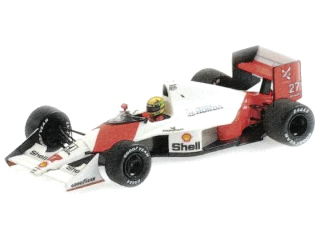 McLaren Honda MP4/5B #27 A.Senna World Champion 1990 - dirty version 1:43 Minichamps