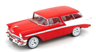 Chevrolet Bel Air Nomad SW Station Wagon Custom 1956 red/white 1:18 KK Scale