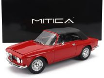 Alfa Romeo Giulia 1600 GTC Cabriolet Closed 1964 red/black interior 1:18 Mitica
