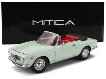 Alfa Romeo Giulia 1600 GTC Cabriolet Open 1964 light blue/red interior 1:18 Mitica