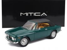 Alfa Romeo Giulia 1600 GTC Cabriolet Closed 1964 green/cinghiale interior 1:18 Mitica