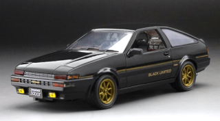 Toyota Sprinter Trueno AE86 black 1:24 Sun Star