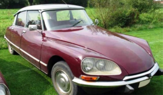 Citroën DS 23 Pallas 1972 grenade red/silver 1:43 Norev