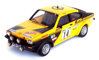 Opel Kadett C GT/E #14 Warmbold/Billstam Rallye WM Rallye Portugal 1978 1:43 Troféu