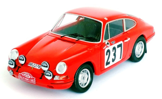 Porsche 911 T #237 Andersson/Svedberg Rallye Monte Carlo 1968 1:43 Troféu
