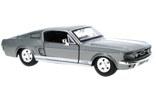 Ford Mustang GT 1967 grey 1:24 Maisto