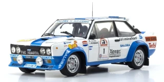 Fiat 131 Abarth #1 Alen/Kivimaki Winner Rally 1000 Lakes 1980 1:18 Kyosho