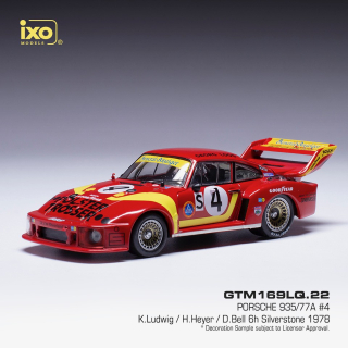 Porsche 935/77A #4 Ludwig/Heyer 6H Silverstone 1978 1:43 Ixo Models