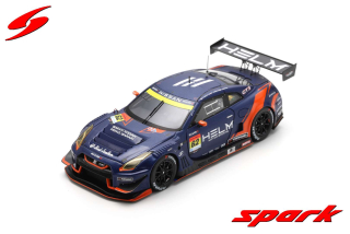 Nissan GT-R HELM MOTORSPORTS #62 Hirate/Y.Hiraki/R.Hiraki GT300 Super GT 2024 1:43 Spark