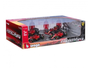 Set F1 4x SF-23 Team Scuderia Ferrari - #16 C.Leclerc 2023 + #55 C.Sainz Italy GP 2023 + #16 C.Leclerc Italy GP 2022 + #55 C.Sainz 2022 1:43 Bburago