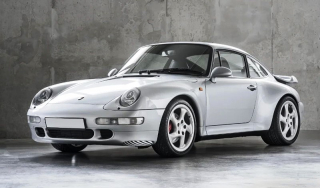 Porsche 911 993 Turbo 1995 silver 1:12 Minichamps