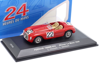 Ferrari 166mm #22 L.Chinetti/L. Seldson Winner Le Mans 1949 1:43 Ixo Models