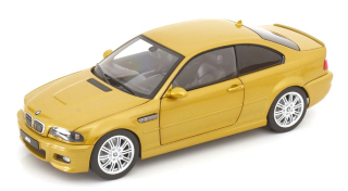 BMW M3 E46 2000 yellow metallic 1:18 Norev