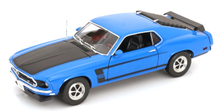 Ford Mustang Boss302 1969 blue 1:18 Welly