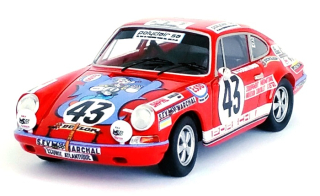Porsche 911 T/R #43 Bodin/Courthiade 24H Le Mans 1971 1:43 Troféu