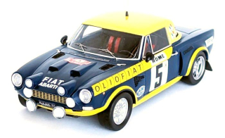 Fiat 124 Abarth Rallye #5 Cambiaghi/Scabini Olio Fiat Rallye WM Rallye Monte Carlo 1976 1:43 Troféu