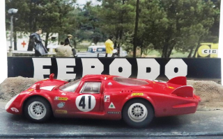 Alfa Romeo 33/2 #41 Nino Vaccarella 24H Le Mans 1968 1:43 Best Model