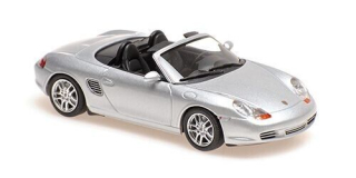 Porsche Boxster S 2002 silver metallic 1:43 Minichamps