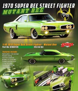 Dodge Supe Bee Street Fighter *Mutant Bee* 1970 green 1:18 Acme Diecast