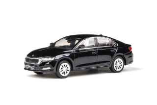 Škoda Octavia IV 2020 černá crystal metalíza 1:43 Abrex