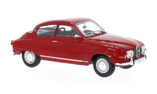 Saab 96 V4 1970 red 1:24 WhiteBox