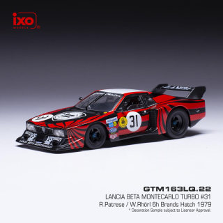 Lancia Beta MonteCarlo Turbo #31 Patrese/Röhrl 6H Brands Hatch 1979 1:43 Ixo Models