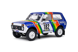 Lada Niva #182 Jabouille/Sardou Rally Paris-Dakar 1984 1:18 Solido