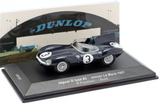 Jaguar D-Type #3 Flockhart/Bueb Winner 24H Le Mans 1957 1:43 Ixo Models