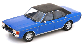 Ford Granada MK I 1975 blue metallic/matt black 1:18 MCG Modelcar Group