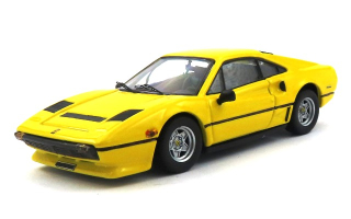 Ferrari 208 GTB Turbo 1980 yellow 1:43 Best Model