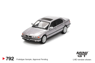 BMW 750IL Aspen 2000 Silver Metallic 1:64 Mini GT