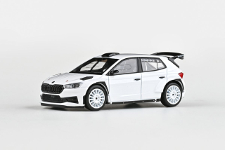 Škoda Fabia IV RS Rally2 2022 bílá 1:43 Abrex