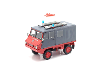 Steyr Puch Haflinger Feuerwehr 1975 red/grey 1:18 Schuco