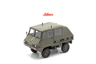 Steyr Puch Haflinger Funkwagen OBH 1975 military green 1:18 Schuco