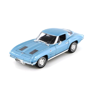 Chevrolet Corvette C2 1963 blue 1:24 Welly
