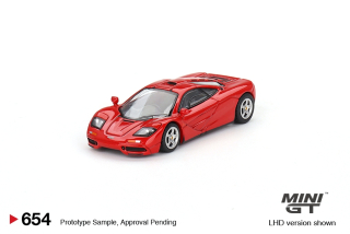 McLaren F1 Red 1:64 Mini GT