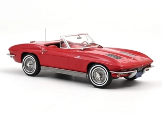 Chevrolet Corvette Sting Ray Cabriolet 1963 riverside red 1:18 Norev