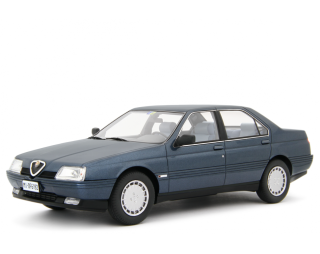 Alfa Romeo 164 2.0 Twin Spark 1987 blue metallic 1:18 Laudoracing Model