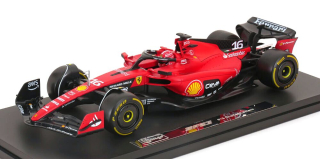 Ferrari F1 SF-23 Team Scuderia Ferrari #16 Ch.Leclerc 2023 with Showcase 1:18 Bburago