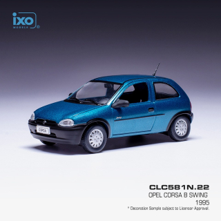 Opel Corsa B Swing 1995 blue metallic 1:43 Ixo Models