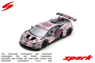 Lamborghini Huracán GT3 Evo2 Iron Dames #85 S. Bovy/M. Gatting/R. Frey 24h Le Mans 2024 1:18 Spark