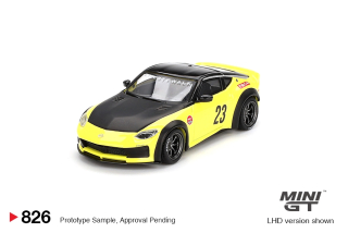 Nissan Z Ikazuchi 2024 yellow 1:64 Mini GT