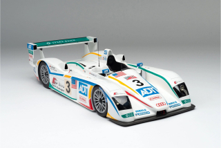 Audi R8 #3 M. Werner/JJ. Lehto/T. Kristensen Champion Racing Winner 24h Le Mans 2005 1:18 Spark