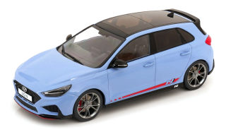 Hyundai i30 N 2021 light blue 1:18 MCG Modelcar Group